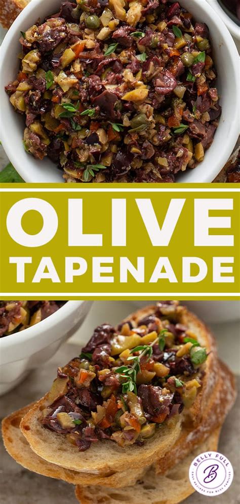 Olive Tapenade Recipe Belly Full