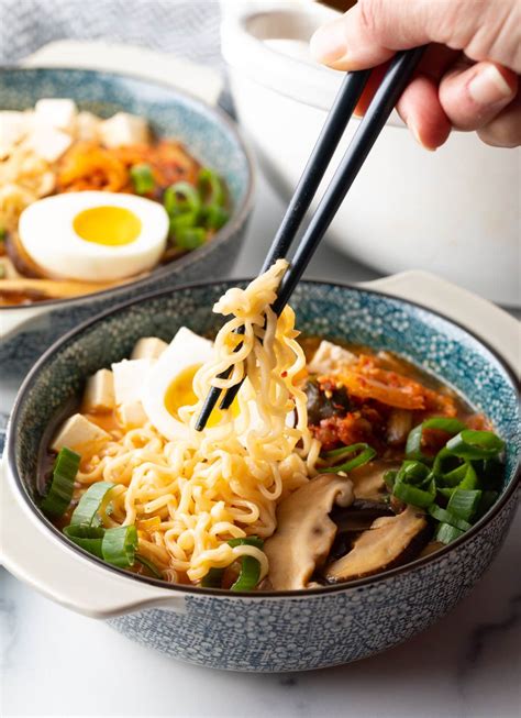 Spicy Kimchi Ramen Bowl - A Spicy Perspective