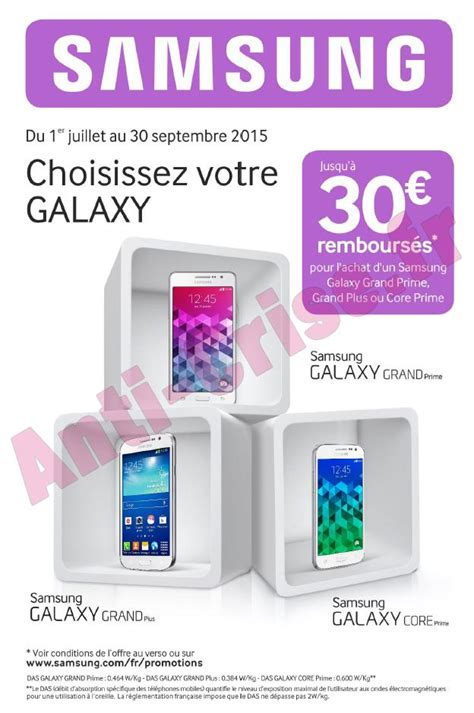 Anti Crise Fr Offre De Remboursement Samsung Sur Smartphone