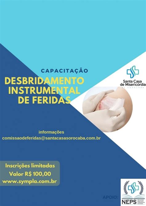 Curso De Desbridamento Instrumental De Feridas Pr Tico E Te Rico Em