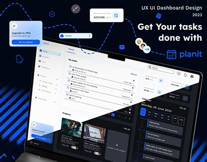 Project Management Ui Kit Dashboard Projects Photos Videos Logos