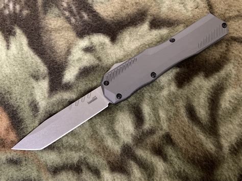 1 Kershaw Gray Tanto Livewire OTF Automatic Out The Front 9000TGRYSW