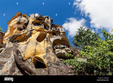 Hotel Hang Nga House Crazy House Or Crazy House Dalat Vietnam Stock