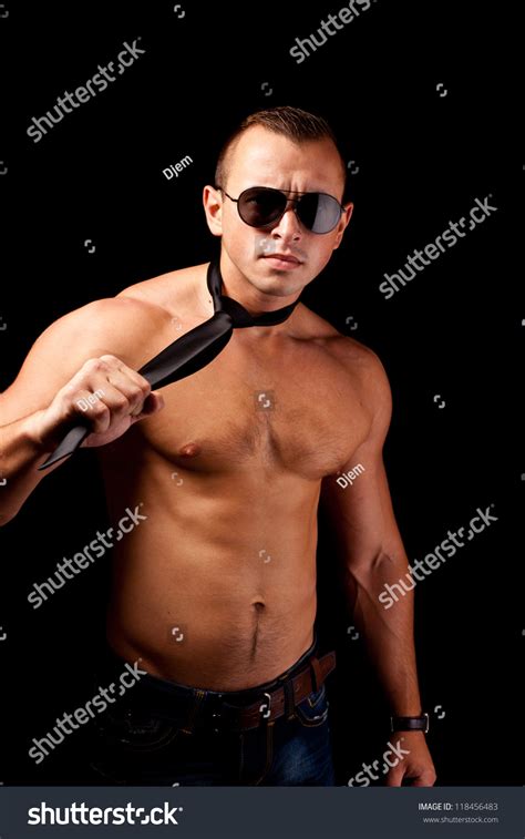 Muscular Sexy Naked Dancer Posing Studio Stock Photo 118456483 Shutterstock