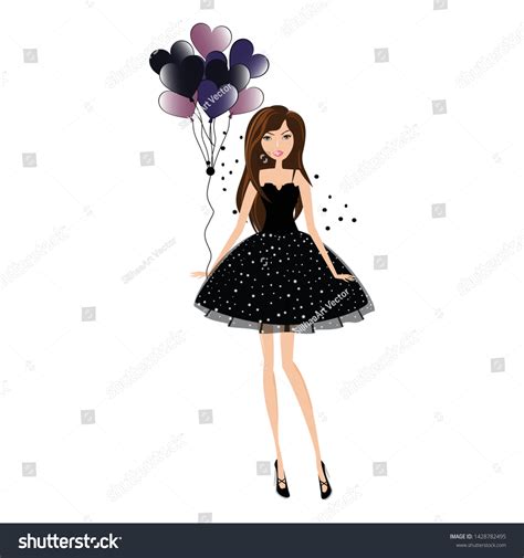 Dress Black And White Clipart Heart