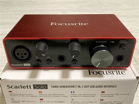 Yahoo オークション Focusrite Scarlett Solo フォーカスライト オー