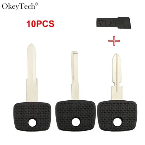 Okeytech 10x Remote Car Key For Benz Transponder Case Shell For