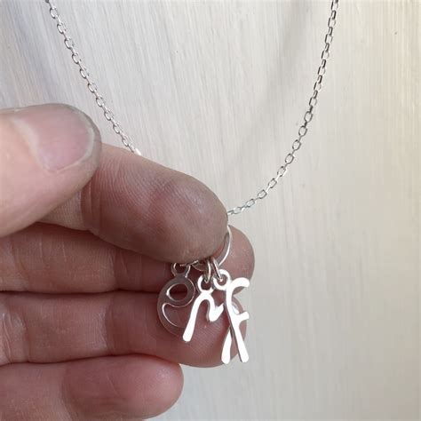 Silver Initials Honeybourne Jewellery