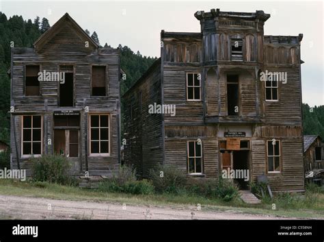 Elkhorn Ghost Town Montana USA Stock Photo - Alamy