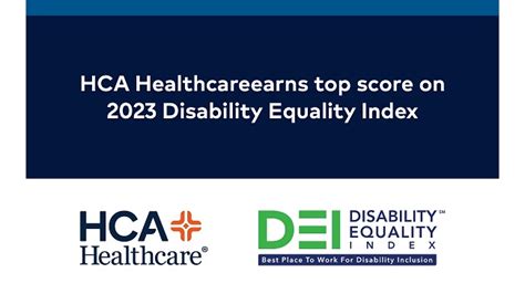 Disability Equality Index2023 Hca Healthcare Today