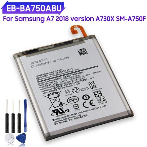 EB BA750ABU De Bater A De Tel Fono Original Para Samsung GALAXY A10 A7