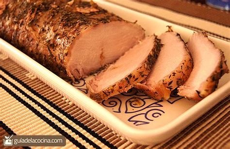 Receta Lomo De Cerdo A Las Finas Hierbas