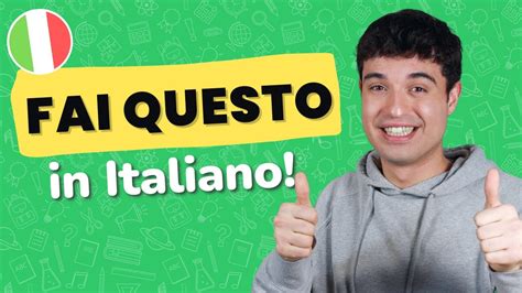 5 BUONI PROPOSITI Per L Anno Nuovo Per Il Tuo Italiano YouTube