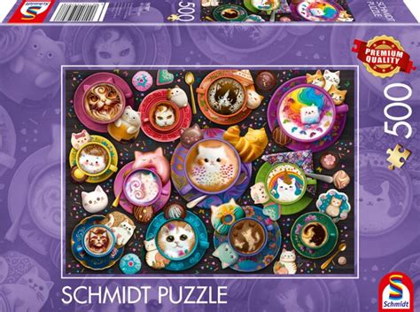 Coffee Art Kittens 500 Pcs 59707 Schmidt Spiele