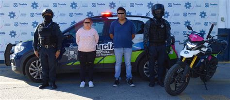 Tras Persecución Detiene Policía Municipal De Puebla A Dos Hombres Y