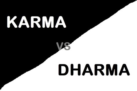 Karma vs Dharma - What's The Difference? - AstralWonders