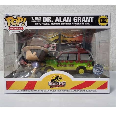 POP Moments T Rex Breakout Doctor Alan Grant Jurassic Park Special