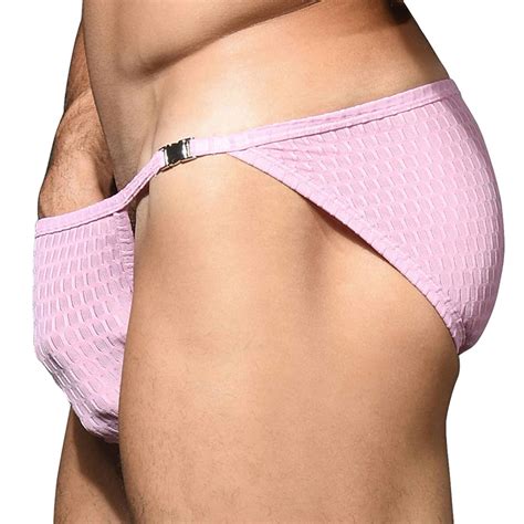 Andrew Christian Slip Almost Naked Buckle Rose Inderwear