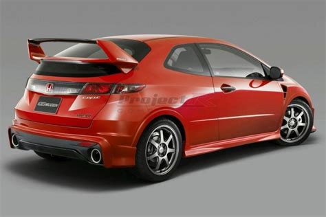 Rear Wing Spoiler Mugen Style Civic FN2 Type R