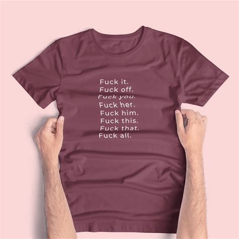 Fuck Off Fuck All Short Sleeve Uni Sex T Shirt Etsy