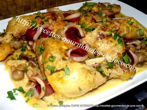 Cuisses de poulet aux cèpes et magrets fumés sauce crémée Recettes