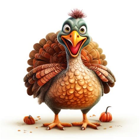 Premium Ai Image Gobble Up The Joy A Whimsical Thanksgiving Turkey