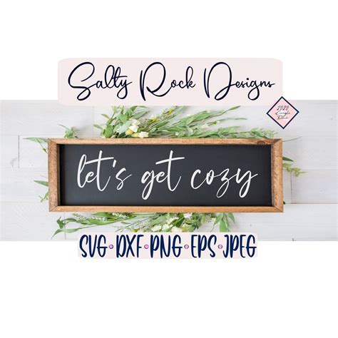 Cozy Svg Let S Get Cozy Svg Cricut Silhouette Digital Etsy Canada