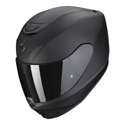 Casque Int Gral Scorpion Exo Haut Noir Mat Argent Bleu Casque