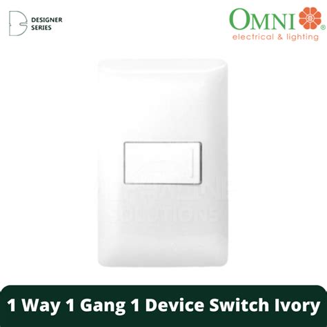 Omni Designer Series 1 Way And 3 Way Ivory Switches 16A Shopee