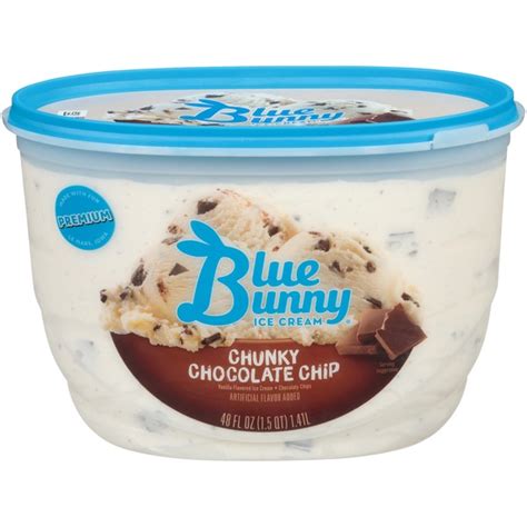 Blue Bunny Premium Chunky Chocolate Chip Ice Cream Fl Oz Instacart