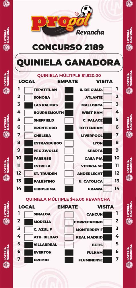 Alegrialoteria Entrega Primer Lugar Del Progol Loter A Nacional