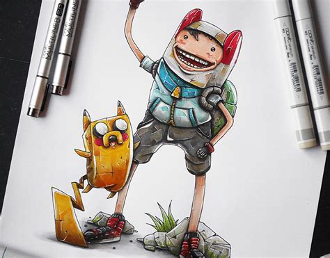 Adventure time / Pokemon crossover | Behance