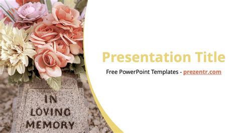 Funeral Powerpoint Template