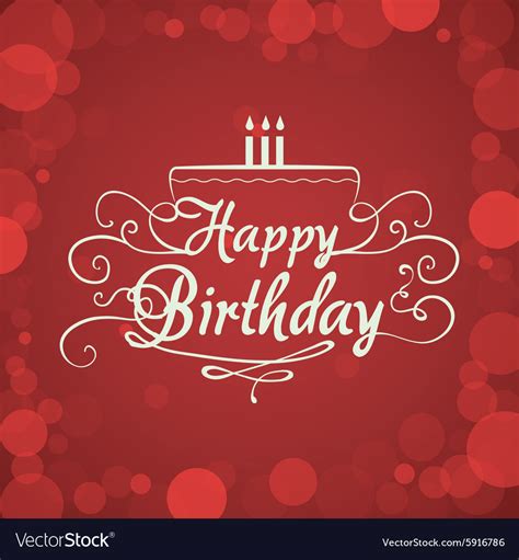Birthday design Royalty Free Vector Image - VectorStock