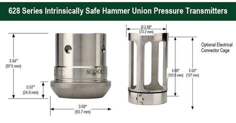 Noshok Series Intrinsically Safe Hammer Union Pressure Transmitters