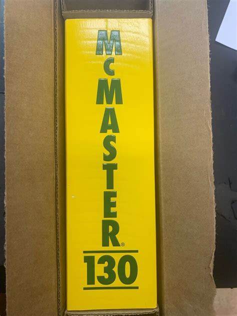 Mcmaster Carr Catalog 130 New Jersey In Original Ship Box Ebay