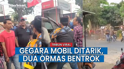 Kronologi Bentrok Ormas Berawal Dari Debt Collector Tarik Mobil