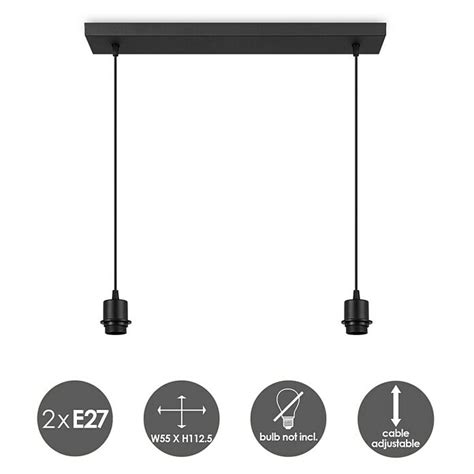 Home Sweet Home Pendelleuchte Beam 10 W L X B X H 9 5 X 55 X 112 5 Cm Schwarz E27 Bauhaus