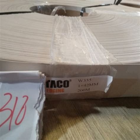 Jual Taco List Edging 1 X 2 X 200 Putih Kilap Pelapis Pinggir HPL Per