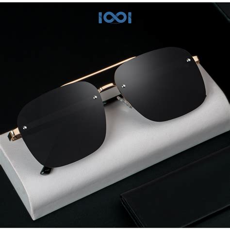 Jual IOOI Eyewear Kacamata Sunglasses Hitam Aviator Plastik TR