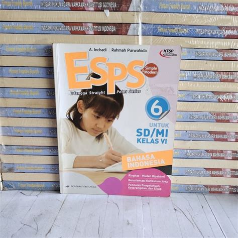 Jual Buku Original Esps Bahasa Indonesia Untuk Sd Mi Kelas Vi Di