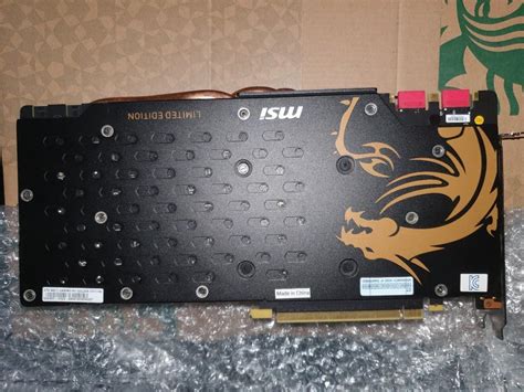 MSI Geforce GTX 980 TI Gaming 6G Golden Edition Computers Tech