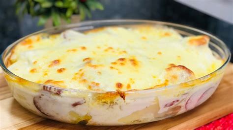 Receita De Batata Gratinada Com Molho Branco Cenáriomt