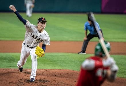 Japan Pitcher Roki Sasaki Action During Editorial Stock Photo - Stock ...