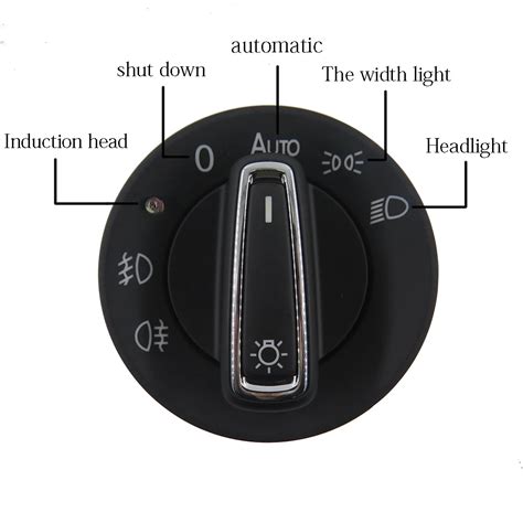 Nd E Interruptor De Faro Con Sensor De Luz Autom Tico Cromado