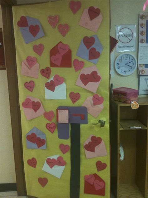 Valentine Door Decoration I Did This For My Son S Classroom Door Decorations Classroom