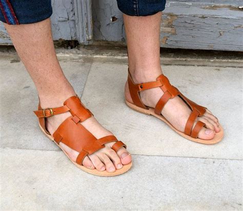 Men Leather Sandals T For Him Greek Sandals Men Sandals Fashion Sandals Designer Sandals