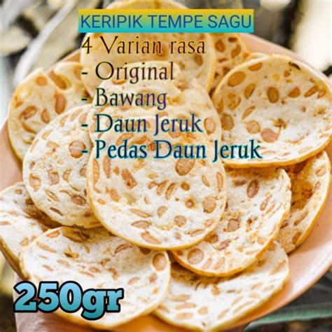 Jual Keripik Tempe Sagu Gr Asli Made In Garut Varian Rasa Shopee