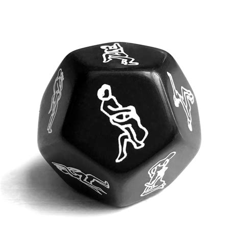 Black Dodecahedron Sex Position Dice For Couples China Foreplay Dice And Sex Dice Price