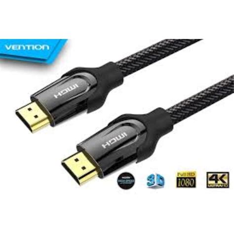 Hdmi Vention Vaa B B Nylon Braided Hdmi Cable M Black